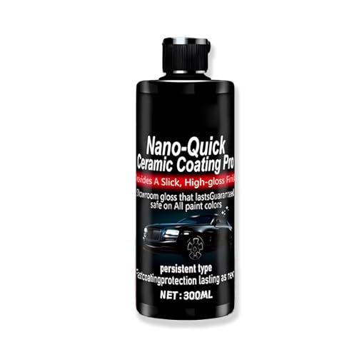 Quick Ceramic Coating Pro, Easy Spray-On Finish for Automotive Paint & Exterior Glass (1set)