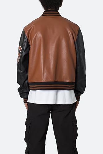 mnml Men's Pu Varsity Jacket4