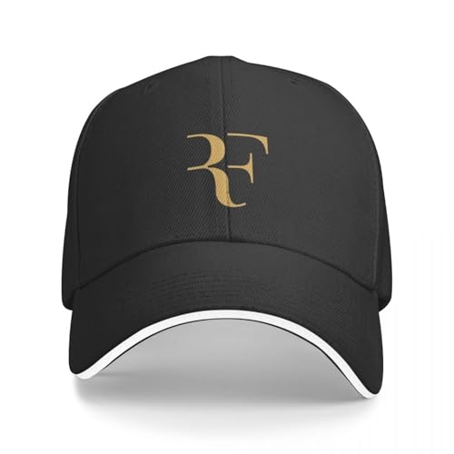 AIOGCAEX Gorra de béisbol Goldene Roger Federer Tennis mütze Camping Baseball mütze Modo Unisex Coquette Strand Papa Hüte neue Schirmmütze Holiday Sports Regalos