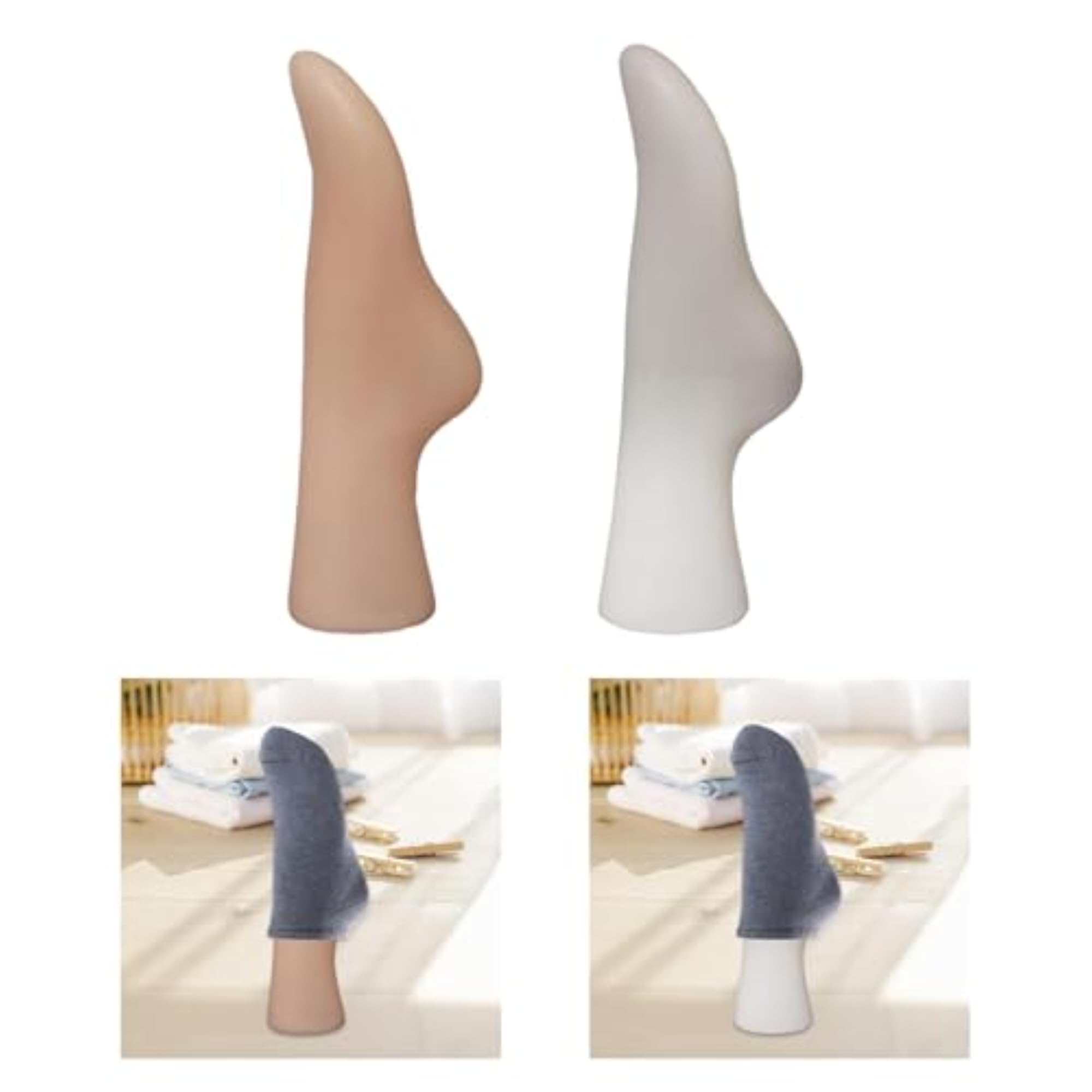 Lifesize Female Mannequin Foot Prop Rack for Shop Slippers