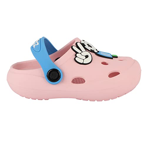 Image of NEOZ Casual Slingback Clogs for Kids with Soft Sole | Slip-On Breathable, Lightweight | Comfortable & Durable | Stylish Indoor & Outdoor Sandals Clogs for Kids