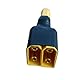 LINSYRC 2-Pack XT90 Stecker Parallel Batterieanschlusskabel 1-Buchse auf 2-Männlich Parallel Adapter Splitter für Quadcopters Multirotors RC LiPo-Batterie