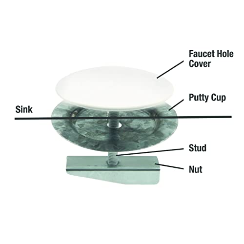 Danco 88977 Sink Hole Cover, White #TOP3