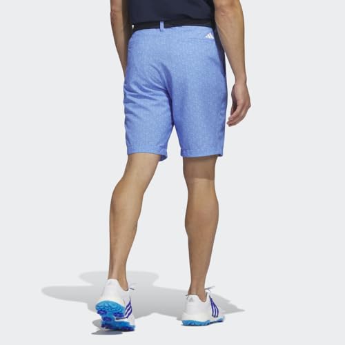 adidas Bermuda de golfe masculina Ultimate365 estampada de 22,8 cm