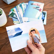 A N 4x6 Size 100 Sheets 4x6 inches Photo Glossy Sticker Paper, Easy Peel-Off Cut, Adhesive Blank Sticky Sheets for Laser, Copier, Inkjet Printer and Writing with Pen/Pencil DIY 3