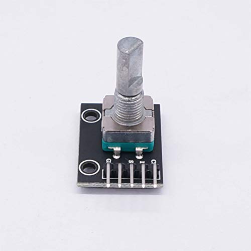 Taiss / 5Pcs Ky-040 Rotary Encoder Module With 15×16.5 Mm With Knobs Cap #TOP3
