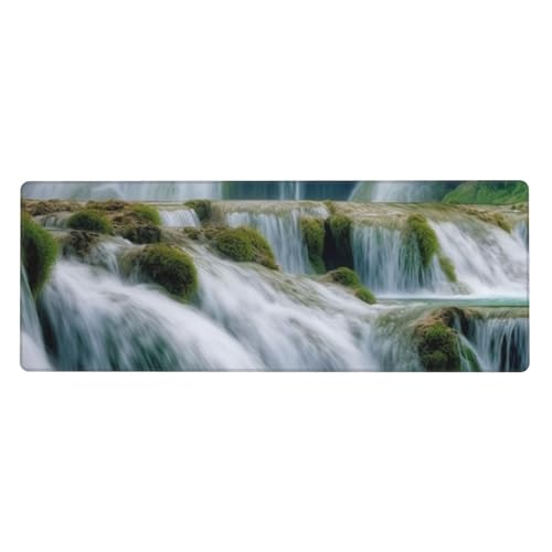 Tapis de souris de jeu antidérapant 80 x 30 cm pour retrouver le plaisir d'un bureau ordonné