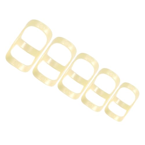 PRETYZOOM 5pcs Ring Finger Finger Sleeves Protectors for Joint Protection Sports Thumb Relief Brace