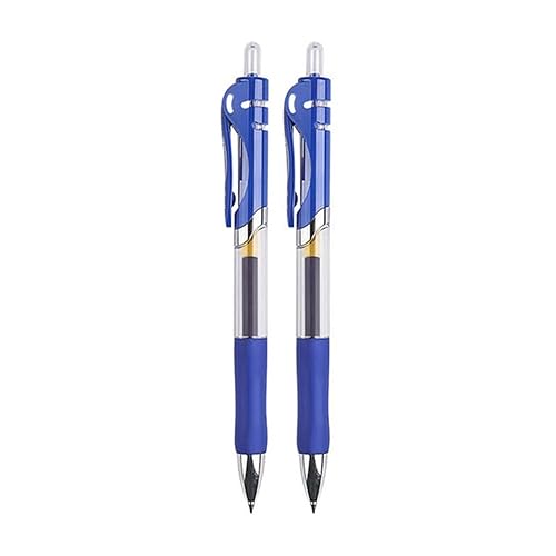 Pack de 2 bolígrafos gel retractil punta 0.5mm tinta azul