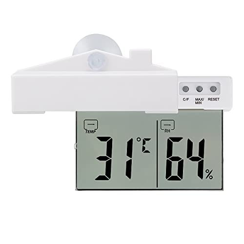 Digitales Gewächshaus-Thermometer, Hygrometer Innen-Thermometer, Monitor Maximum und Minimum Temperaturen in einem Garten Gewächshaus Innenraum Haus Gewächshaus Digitales Gewächshaus-Thermometer, Hygrometer Innen-Thermometer, Monitor Maximum und Minimum Temperaturen in einem Garten Gewächshaus Innenraum Haus Gewächshaus