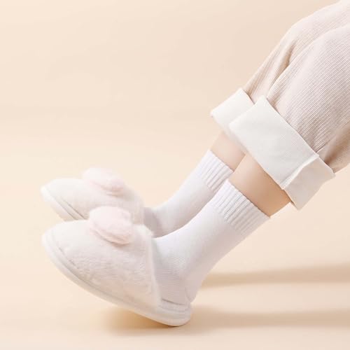 Image of KANAV Thick Winter Thermal Wool Socks (5 Pairs) - Comfy, Slouch Crew, Cozy, Warm Athletic Socks for Women