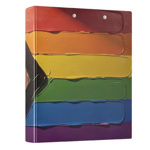 Classeur à anneaux en D de 3,8 cm Peystean pour organiser vos cours et projets créatifs avec style