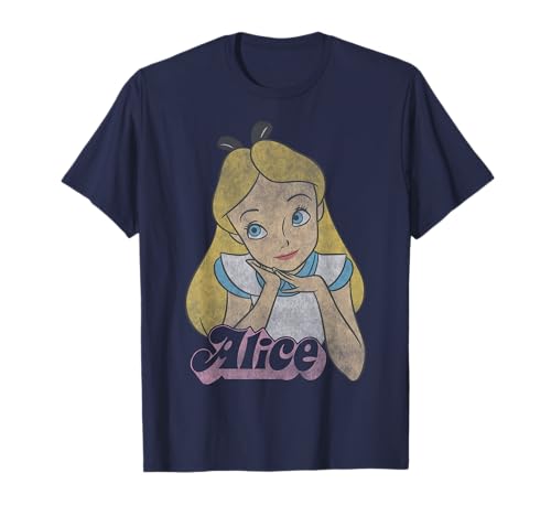 Disney Alice au pays des merveilles Alice Bubble Texte T-Shirt