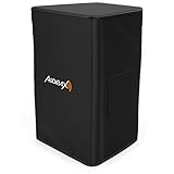 MEDIDAS: Las medidas de esta funda son ideales para cualquier altavoz de 15 pulgadas sea activo o pasivo. Tiene unas dimensiones con una altura de 71 cm, profundidad de 42 cm y un ancho frontal y trasero de 49 cm y 33 cm respectivamente.