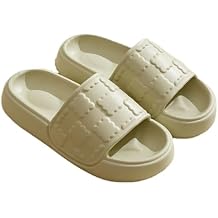 Pillow Slippers for Women Men Slide Sandals Shower Shoes Cloud Slides Cushion Thick Sole