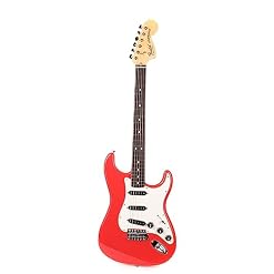 Fender Made in Japan International Color Stratocaster RW Morocco Red Limited Edition guitare électrique avec housse - Les Beatles, Paul McCartney, John Lennon, RIngo Starr, George Harrison Fender Made in Japan International Color Stratocaster RW Morocco Red Limited Edition guitare électrique avec housse – Image 2
