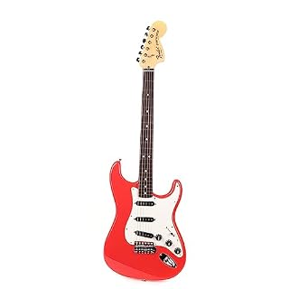 Fender Made in Japan International Color Stratocaster RW Morocco Red Limited Edition guitare électrique avec housse - Les Beatles, Paul McCartney, John Lennon, RIngo Starr, George Harrison Fender Made in Japan International Color Stratocaster RW Morocco Red Limited Edition guitare électrique avec housse – Image 2