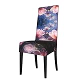 Taille optimale : le dossier de cette housse de chaise de salle à manger mesure 50,8 cm de haut pour soutenir le dos, et le siège mesure 40,6 cm de long et 45,7 cm de large pour plus de confort et de stabilité. Il est adapté pour la maison et les restaurants, apportant une expérience confortable,