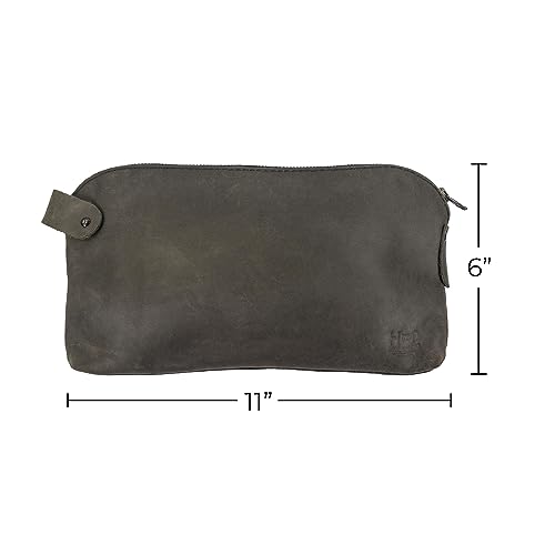 Hide & Drink, Bolsa utilitária grande rústica multiuso para cabos e carregadores, bolsa de viagem, b