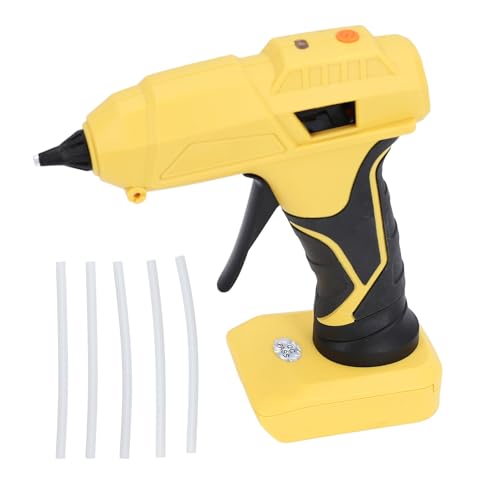 Cola quente sem fio 100 W 3 minutos pré-aquecimento prático design ergonômico 5 bastões de cola oper