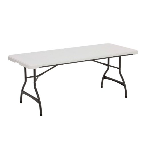 Lifetime Commercial Grade White Granite Nesting Table , 6'