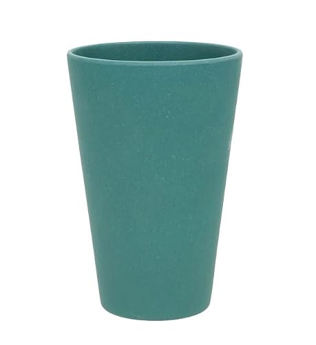 Image of 1 x Recycled Eco Picnic Beaker - Teal - Reusable Wood Fibre - Party/Camping/Picnic/Work/Travel