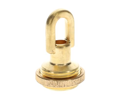Image of B&P Lamp 1 3 /4 inch Ht. Brass Screw Collar Loop, Tap 1 /4F