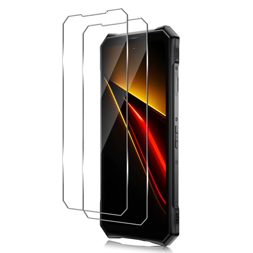 Xunzii Schutzfolie für Doogee S300 Pro/S300 Plus/S300 Plus Thermal für Panzerglas, 9H Festigkeit Bildschirmschutzfolie [2 Stück], 0.33mm Ultra-Klar Folie, Anti-Kratzen Anti-Bläschen Screen Protector