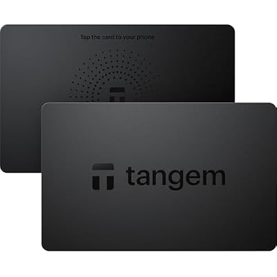 TANGEM Wallet Pack of 2 - Secure Crypto Wallet - Trusted Cold Storage for Bitcoin, Ethereum, NFT's & More Coins - 25 Years Warranty