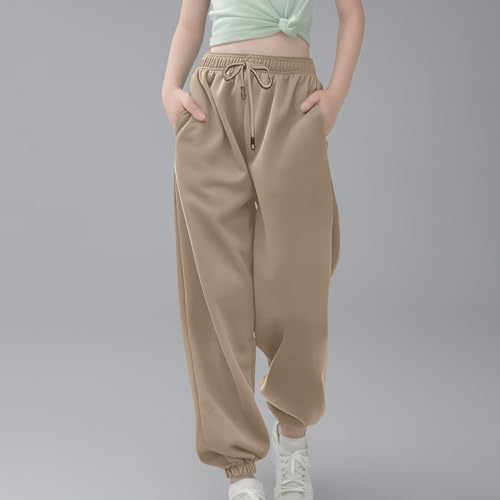 Girls Sweat Pants Baggy Trendy 2025 Dance Sweatpants with Pockets Athletic Jogger Winter Teen School Clothes2