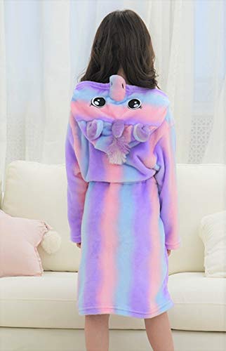 image for Doctor Unicorn Soft Unicorn Hooded Bathrobe Sleepwear - Unicorn Gifts 