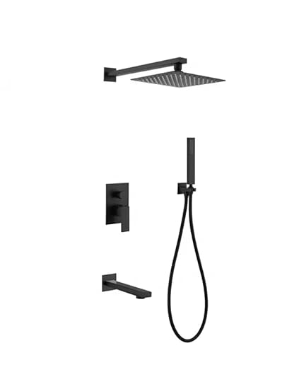 Aquieen Wall Mounted Hi Flow Diverter Body with 8