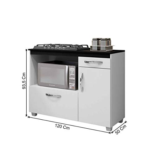 Balcão para Cooktop 5 Bocas Cronos Arte Móveis