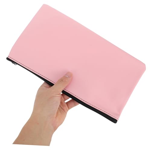 Gadpiparty 2pcs Zipper Bank Bags: Pu Leather Money Pouches - Large Capacity Cash Deposit Bag - Receipt Organizer For Bank And Daily Storage4