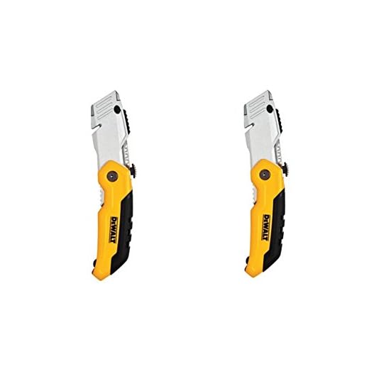 DeWalt DWHT10035L Folding Retractable Utility Knife (2-pack)