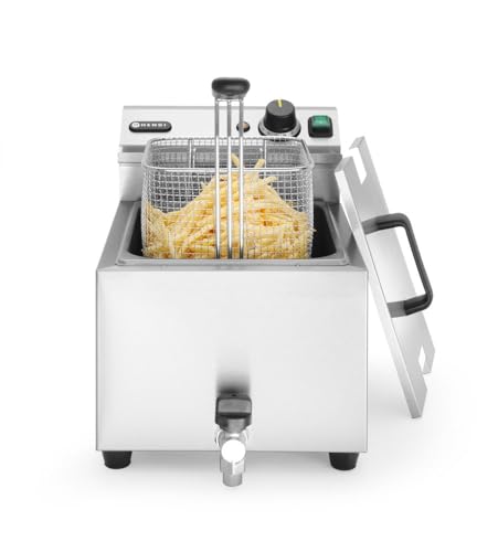 Friteuse 8 l HENDI Mastercook avec robinet pour une huile propre