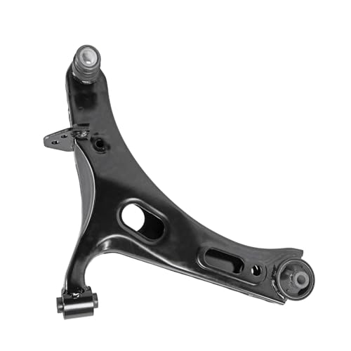 Image of Detroit Axle - 8pc Front End Control Arms Kit for 2010-2014 Subaru Outback Legacy 2 Lower Control Arms with Ball Joints Assembly 4 Inner Outer Tie Rods 2 Boots 2011 2012 2013 Replacement