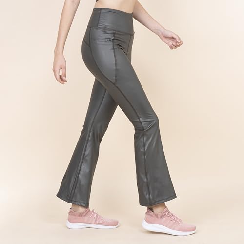 Image of 3rd Planet Women's High Waist Activewear Leggings | 4-Way Stretch, Sweat-Wicking, Non-See-Through Gym & Yoga Tights with Side Pockets | Comfortable Slim Fit Pants for Workout, Running & Fitness