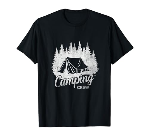 Camp Crew Vacation Camping Funny Camping For Women Men Kids T-Shirt