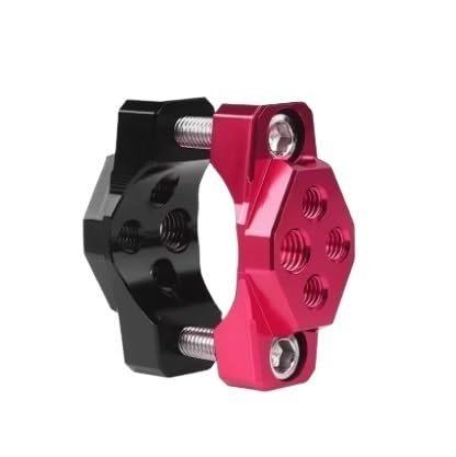 Clip de projecteur auxiliaire moto rouge platine feu arriere universel