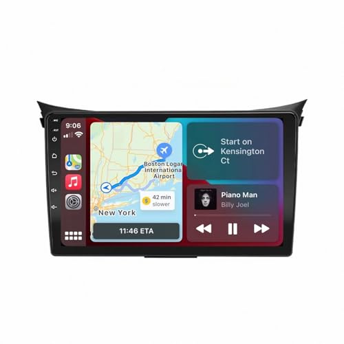 Radio de coche 2 DIN de alta fidelidad con Mirror Link y sistema de 4 núcleos para Hyundai I30