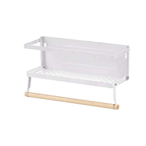 Home Refrigerator Side Rack Refrigerator Rack Punch Kostenloser Kühlschrank Hanging Rack Regal Side Storage für Gewürze, Gewürze und Gläser