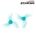 Gemfan 31mm Props 1208 3-Blade PC Propeller Micro Whoop Drone Props for 0703-1103 Brushless Motor 16pcs 8CW 8CCW (1.0mm)