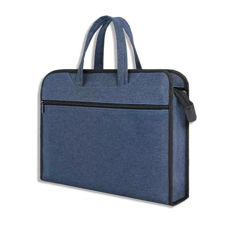 Oxford Zippered Document Bag Zippered File Bag Handle