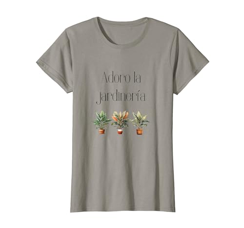Ropa para mujer jardinera con diseño de maceta minimalista Camiseta