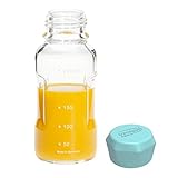 Borosilikatglas ist leicht, dünn und viermal bruchfester als herkömmliches Glas und hat eine hohe Temperaturbeständigkeit; das Glas ist mikrowellengeeignet, hitzebeständig, spülmaschinenfest (inkl. Deckel), keimresistent