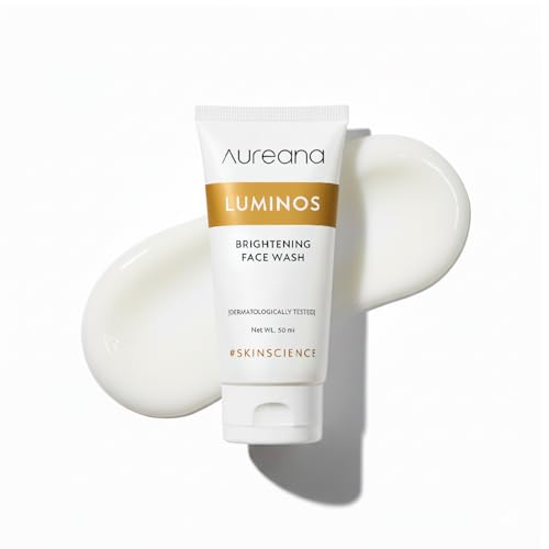 Image of Aureana Luminos Brightening, With Niacinamide, Alpha Arbutin & Allantoin | Reduces Pigmentation & Inflammation Enhances Glow & Deeply Hydrates | 100% Veg, Sulphate-Free, Paraben-Free | Hypoallergenic & Dermatologically Tested (Facewash)