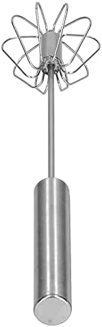 Stainless Steel Whisk Blender for Home,Egg Beater Semi,Milk Frother,Mixer for Kitchen Gadgets, Ideal for Whisking, Mixing, and Beating Eggs(10 in)
