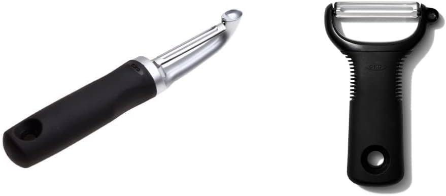 Good Grips Pro Swivel Peeler and OXO Good Grips Y-Peeler