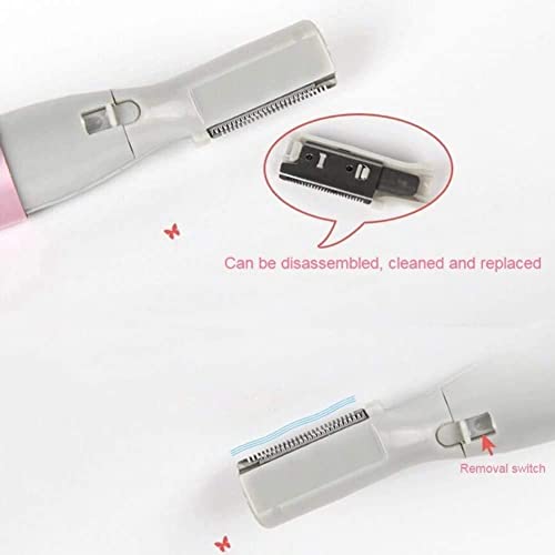 Riseds Razor For Women, Womens Shaver Trimmer For Legs Underarms And Bikini Line Painless Lady Hair Removal Compact Precision Trimmer For Women, Facial Hair Removal & Eyebrows #TOP4